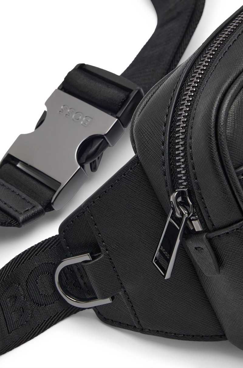 STRUCTURED BELT BAG WITH MONOGRAM PATTERN 5