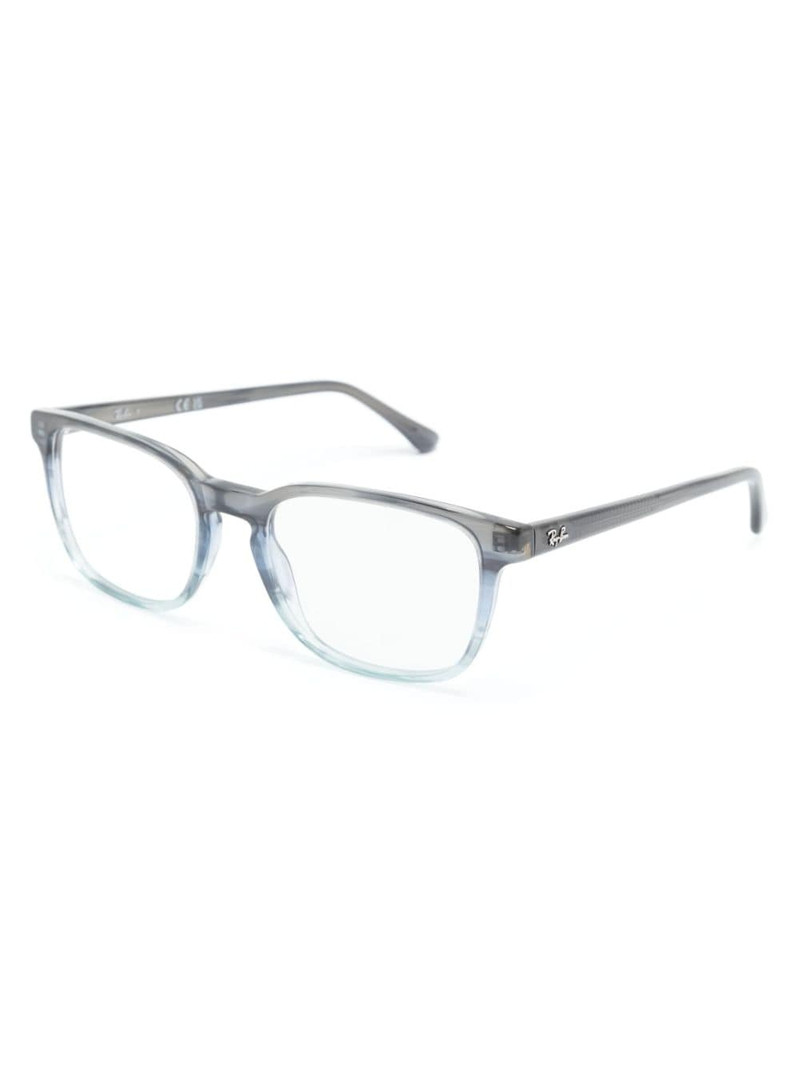 Ray-Ban rectangle-frame glasses outlook