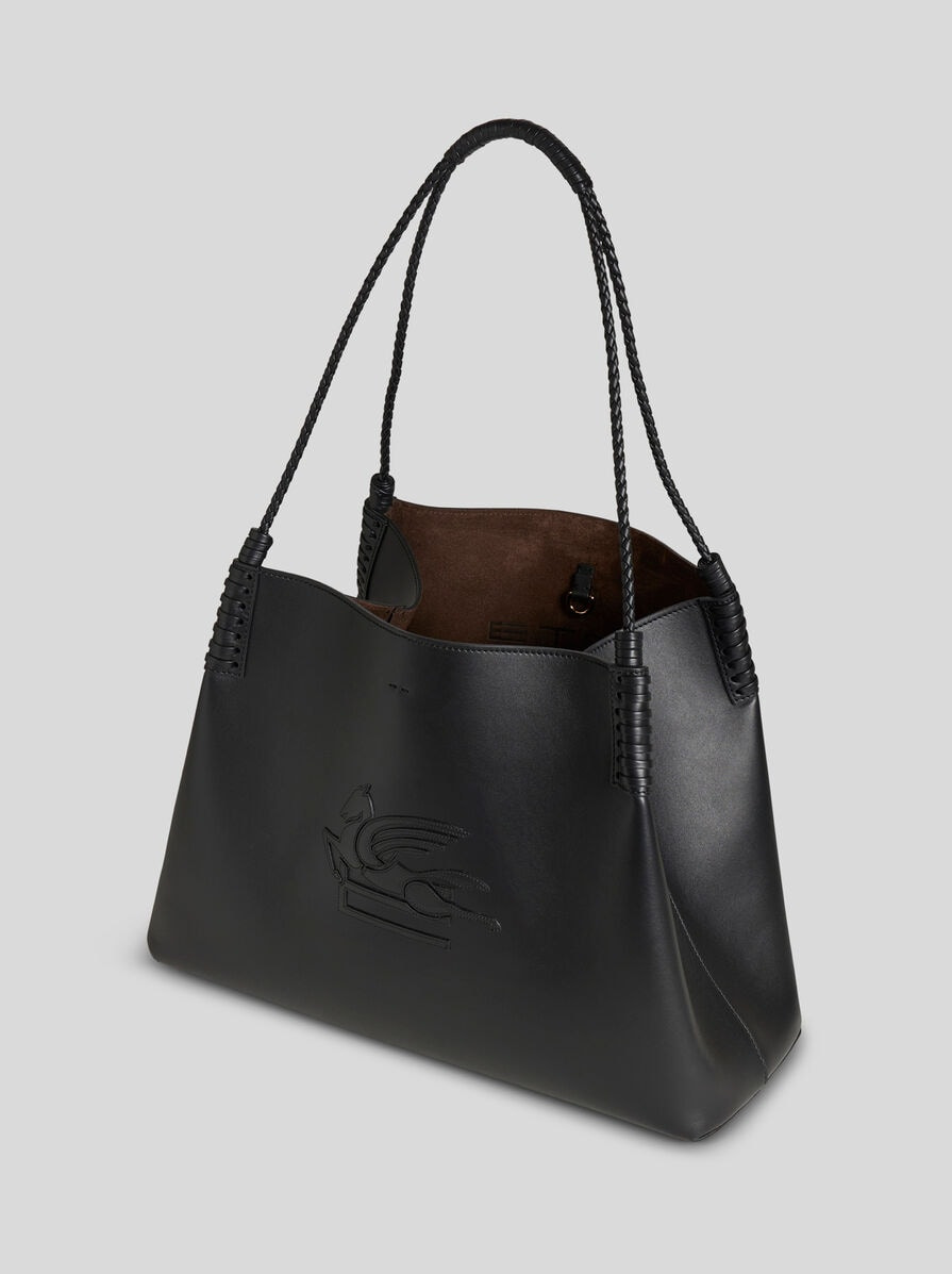 MEDIUM LIBRA TOTE BAG IN LEATHER - 5