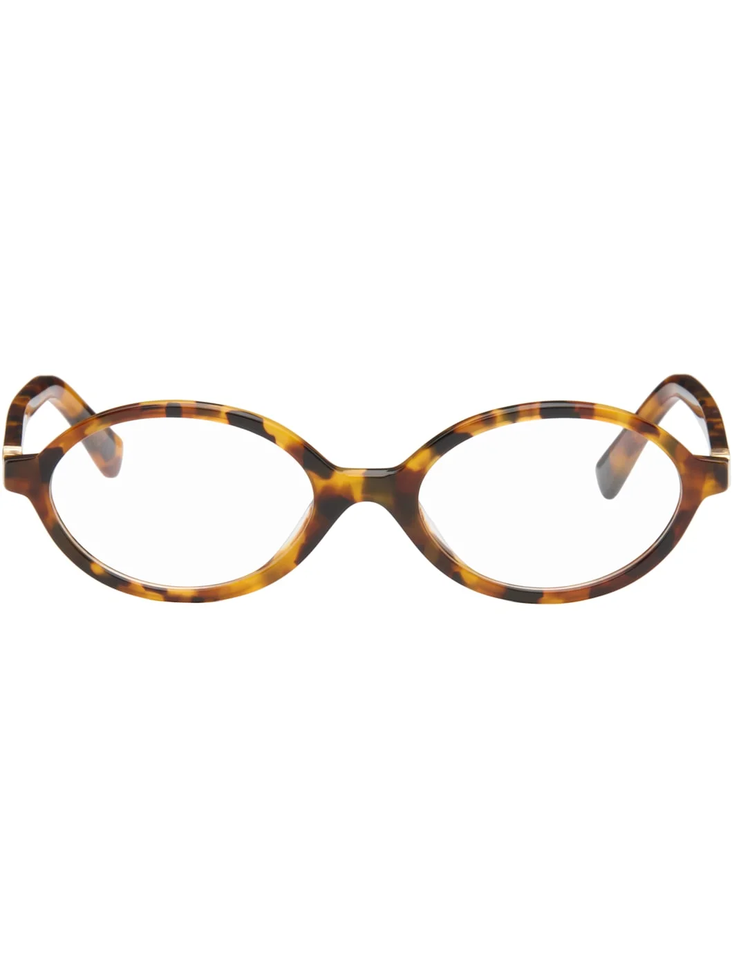 Brown 'Miu Regard' Glasses - 1