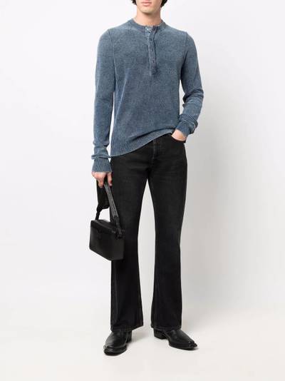 Diesel button-neck fitted jumper outlook