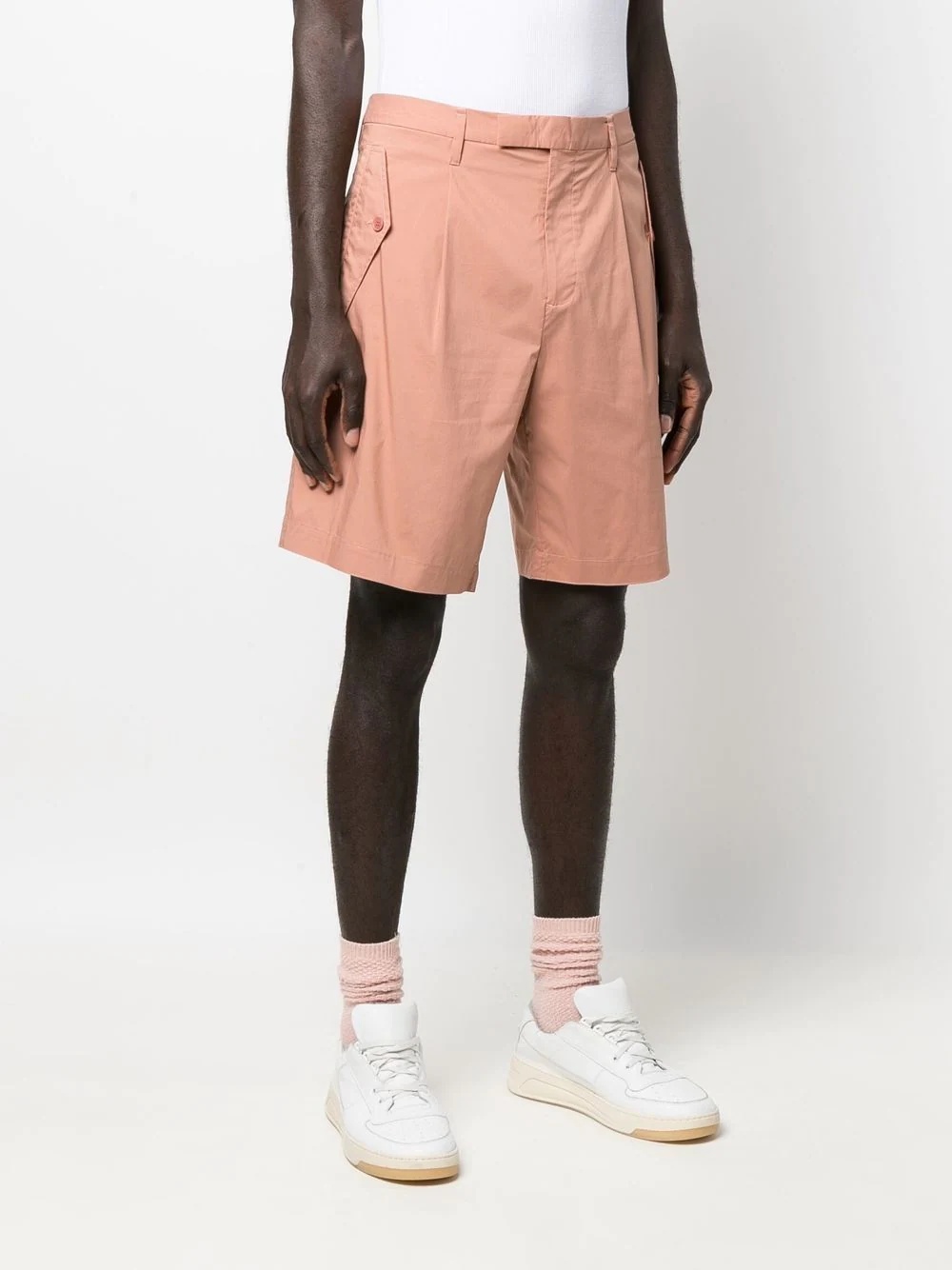 tailored cotton shorts - 3