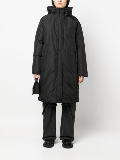 MSGM oversized hooded down coat outlook