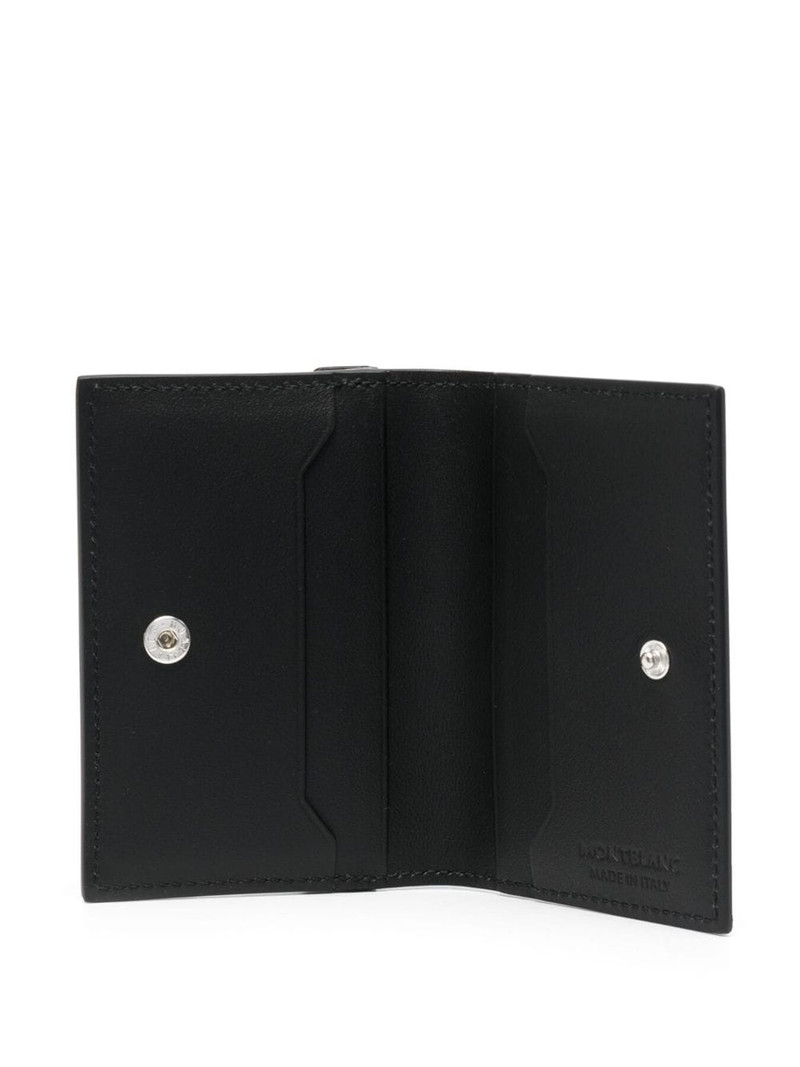 logo-charm leather wallet 3