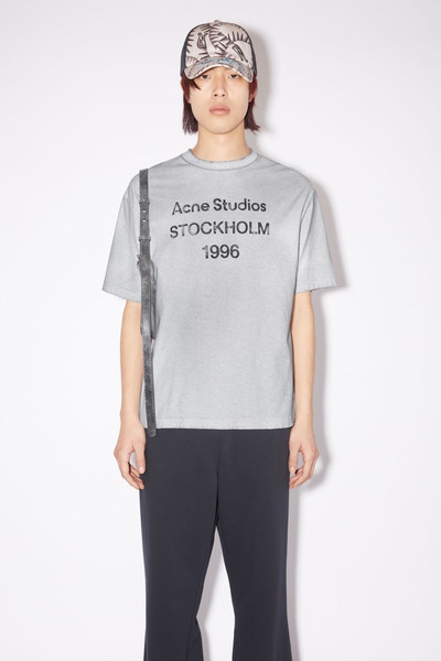 Acne Studios Logo t-shirt - Relaxed fit - Pale Grey Melange outlook