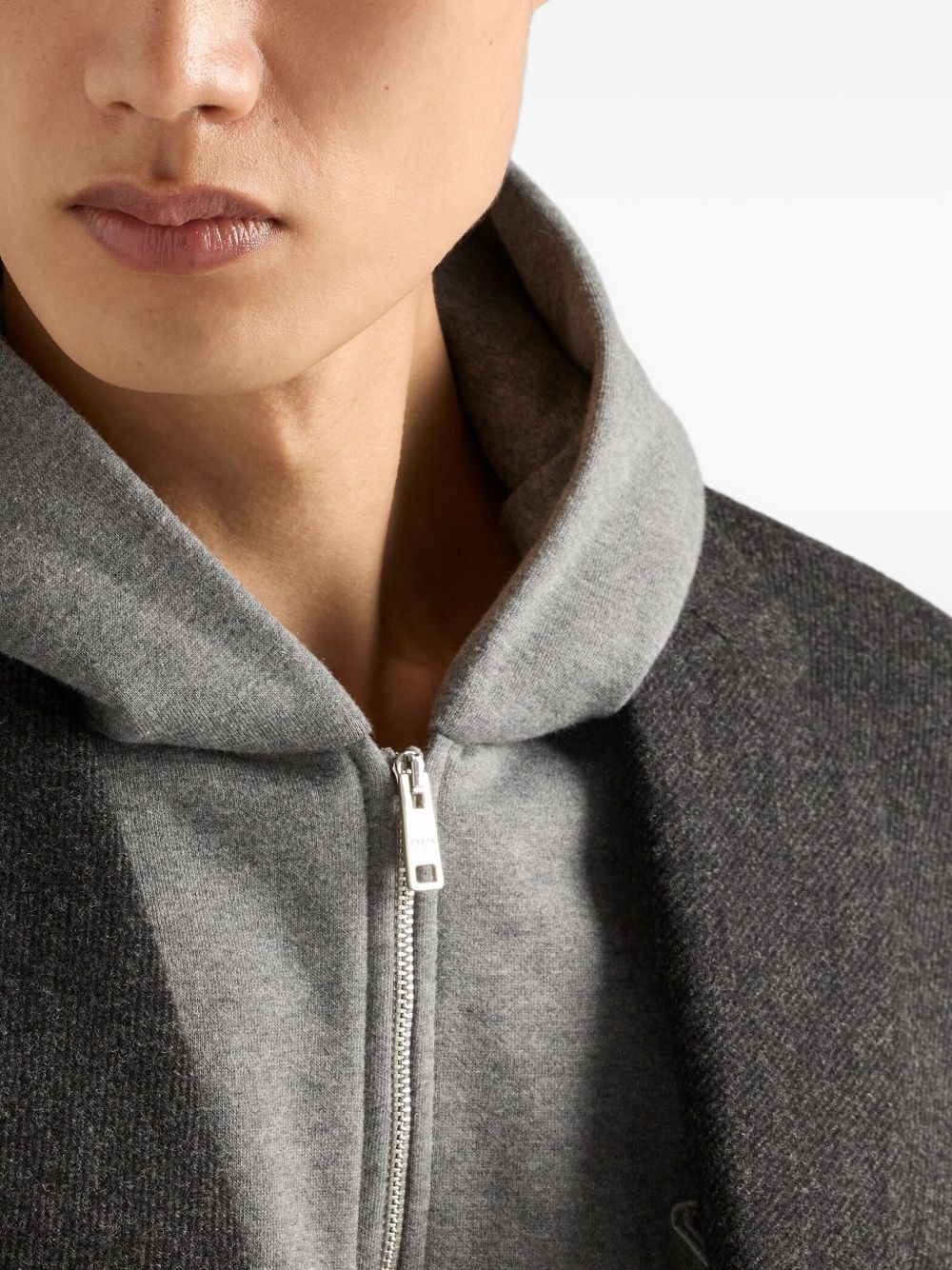 logo-motif zip-up hoodie - 5