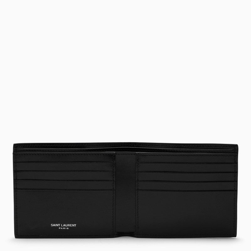 Saint Laurent Black Leather Bi-Fold Wallet Men - 2