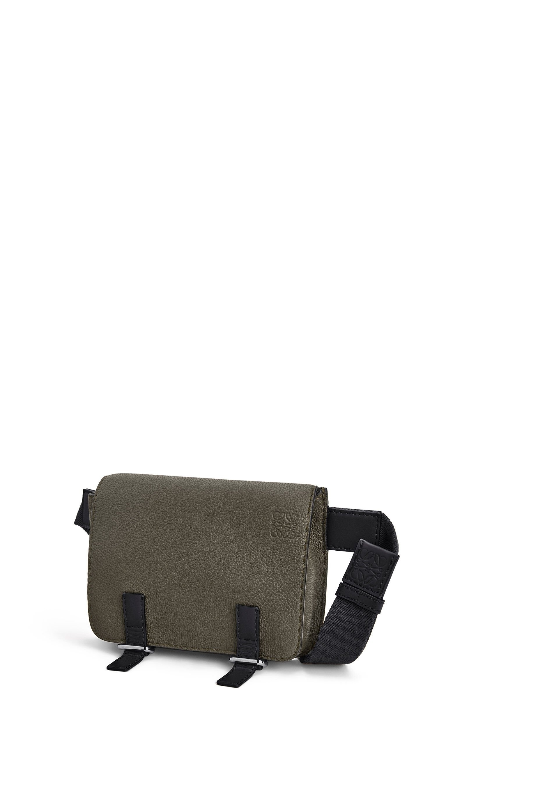 Military bumbag in soft grained calfskin - 3