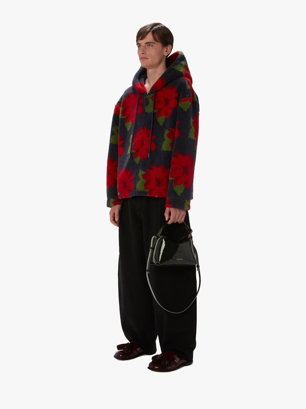 FLEECE HOODED JACKET - 4