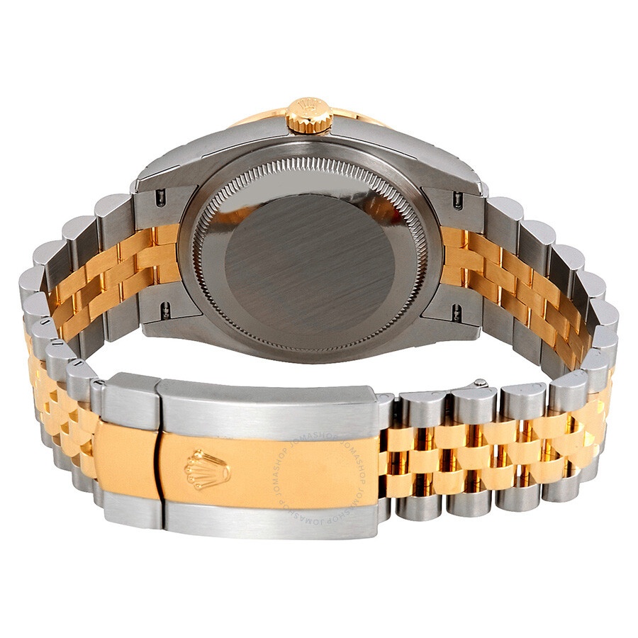 Rolex Datejust 36 Mother of Pearl Diamond Dial Ladies Steel and 18kt Yellow Gold Jubilee Watch 12628 - 3