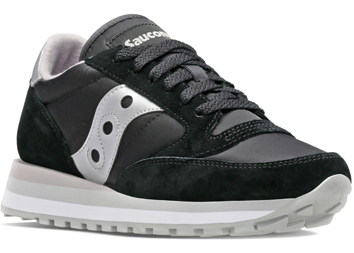 Saucony Jazz Triple Black Silver (Women's) - 2