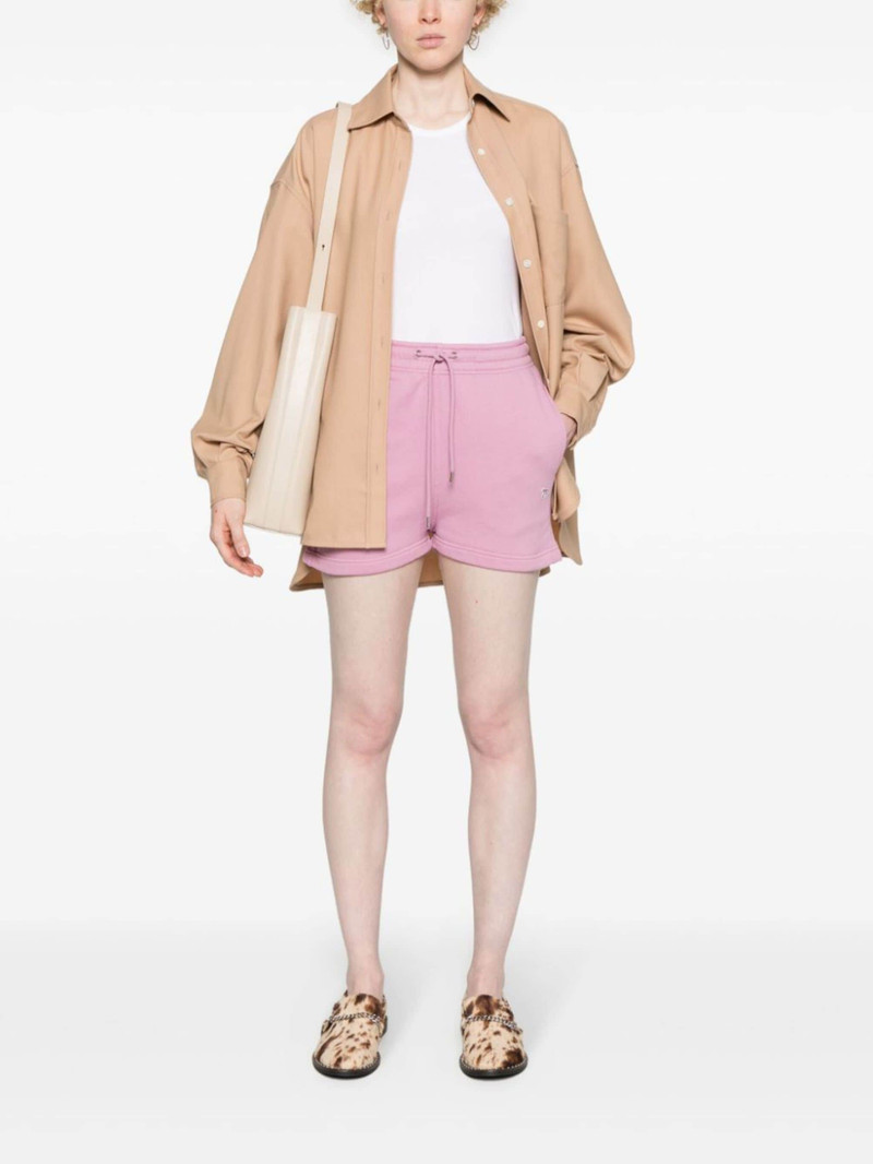 Maison Kitsuné fox-patch track shorts outlook