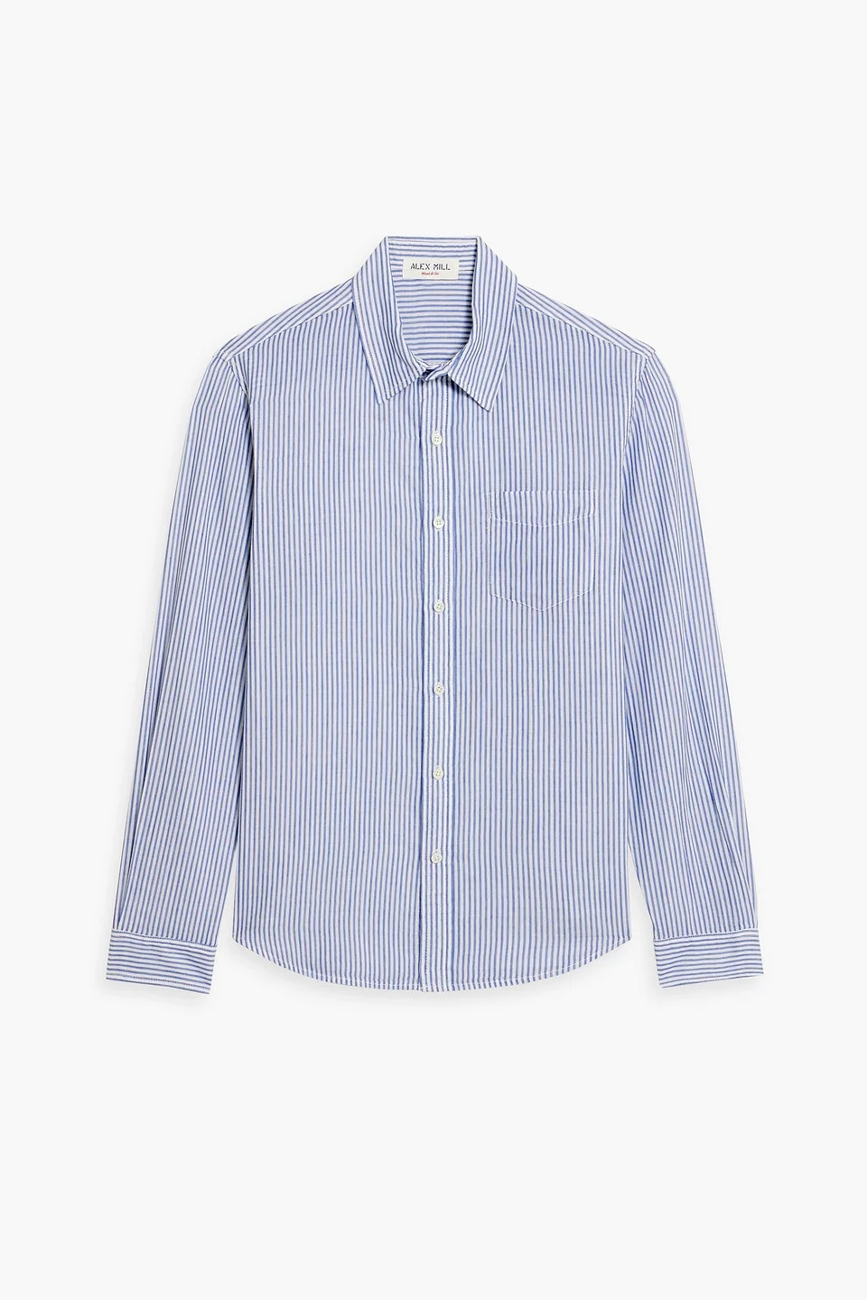Striped cotton Oxford shirt - 1