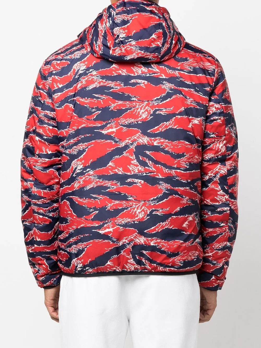 reversible graphic-print padded jacket - 4