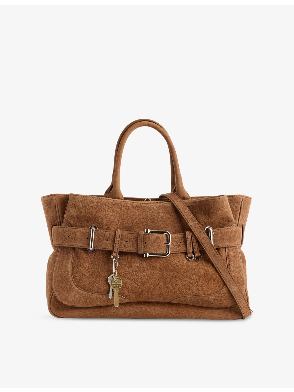 Brocle Buckle Leather Tote Bag - 1