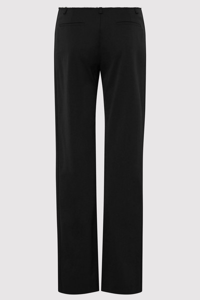 ST. AGNI Raw Edge Pants - Black outlook