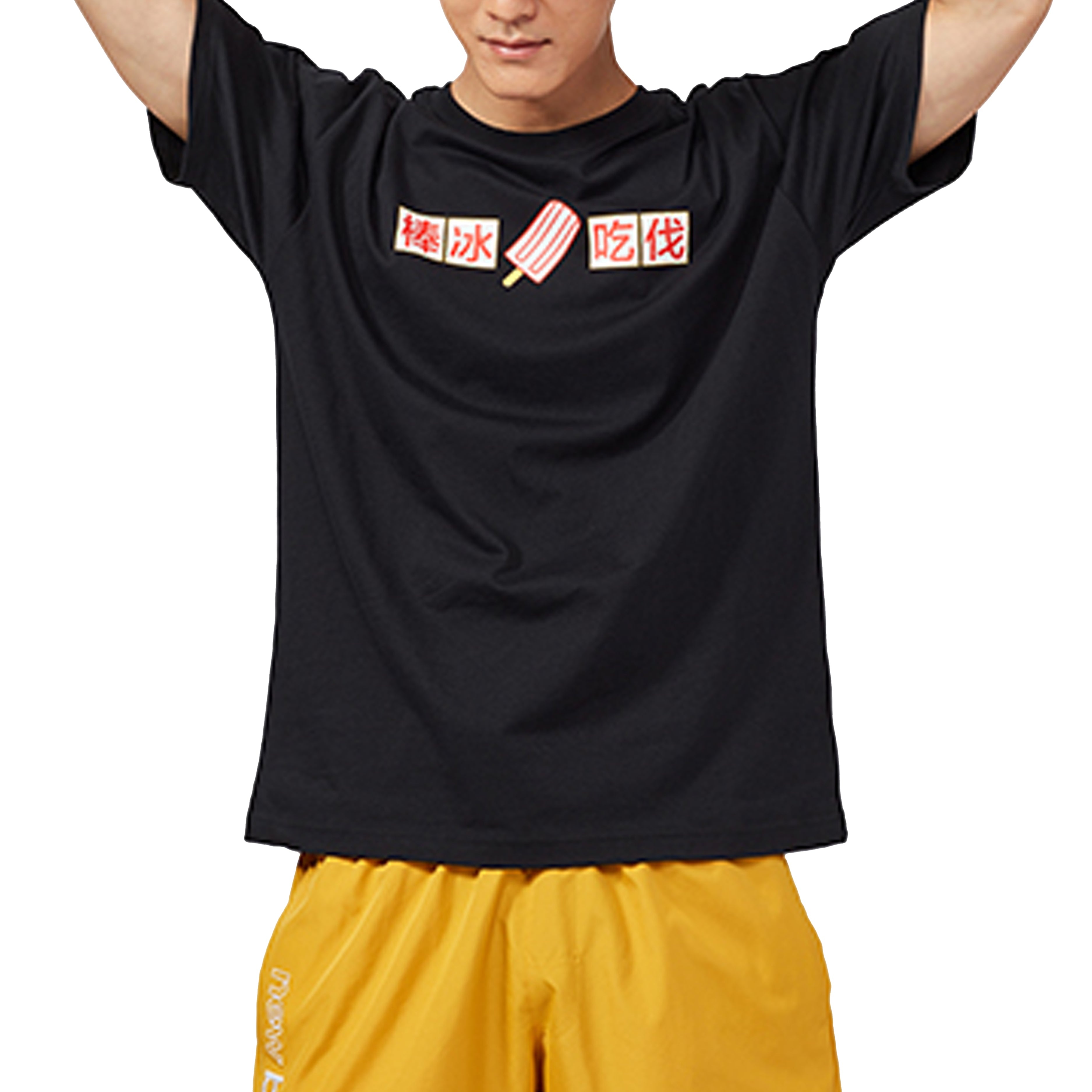 New Balance Casual Sports Round Neck Short Sleeve Couple Style Black AMT02374-BK - 5
