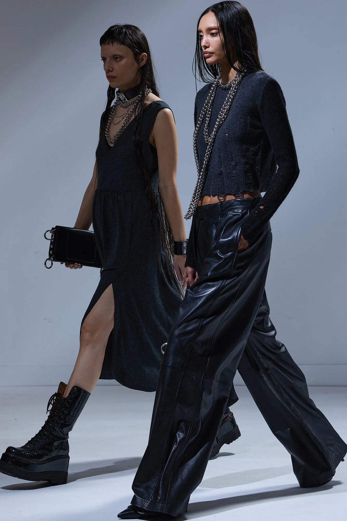 COMBO SLEEVE BABY CREWNECK - 1