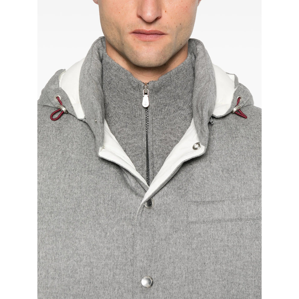 Brunello Cucinelli Grey Jackets - Waistcoats & Gilets Men - 2