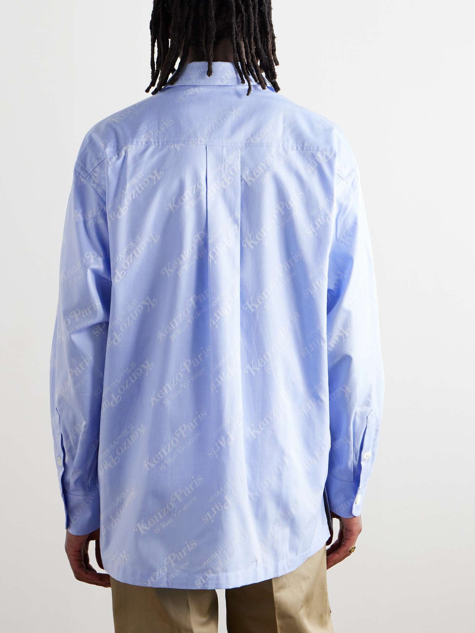 + VERDY Oversized Logo-Jacquard Cotton Shirt - 3