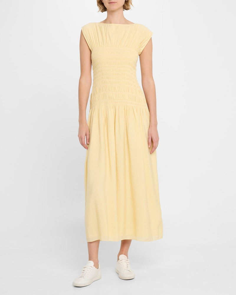 rag & bone Skye Smocked Drop-Waist Dress outlook