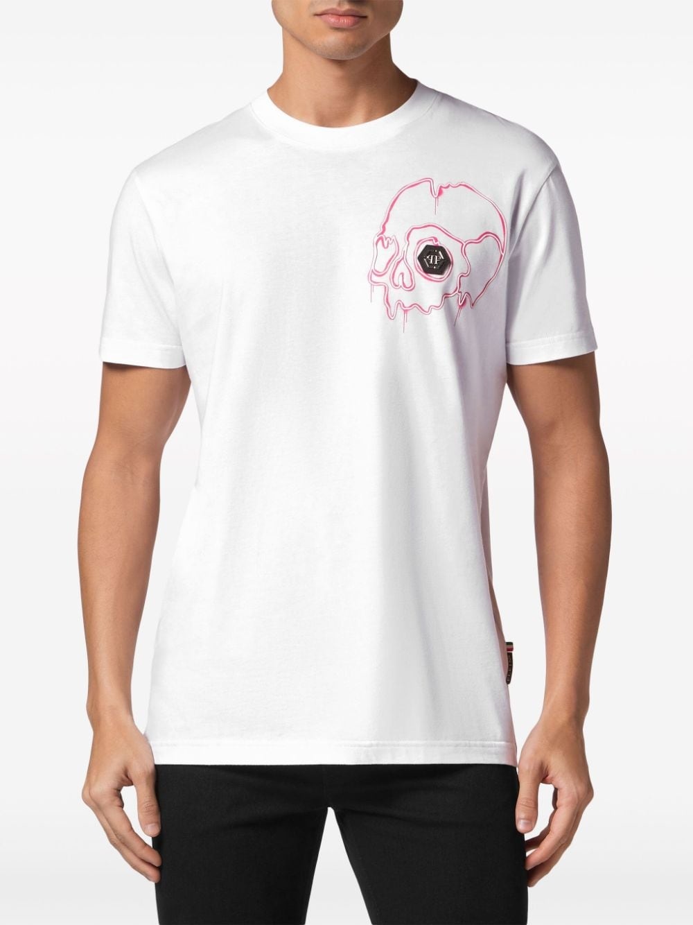 Dripping Skull cotton T-shirt - 3