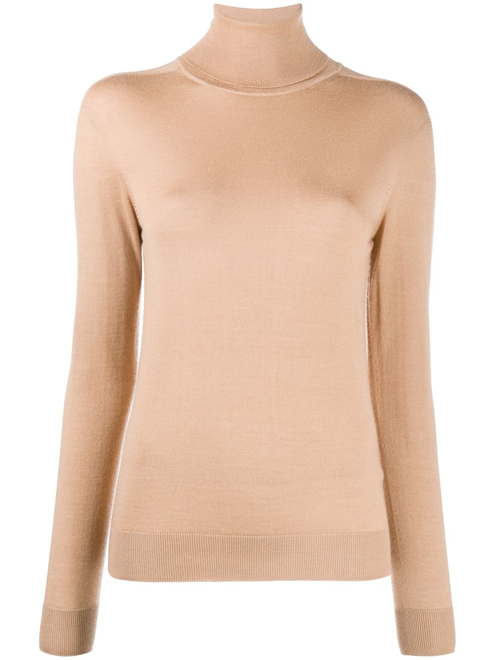 roll-neck cashmere-silk jumper - 1