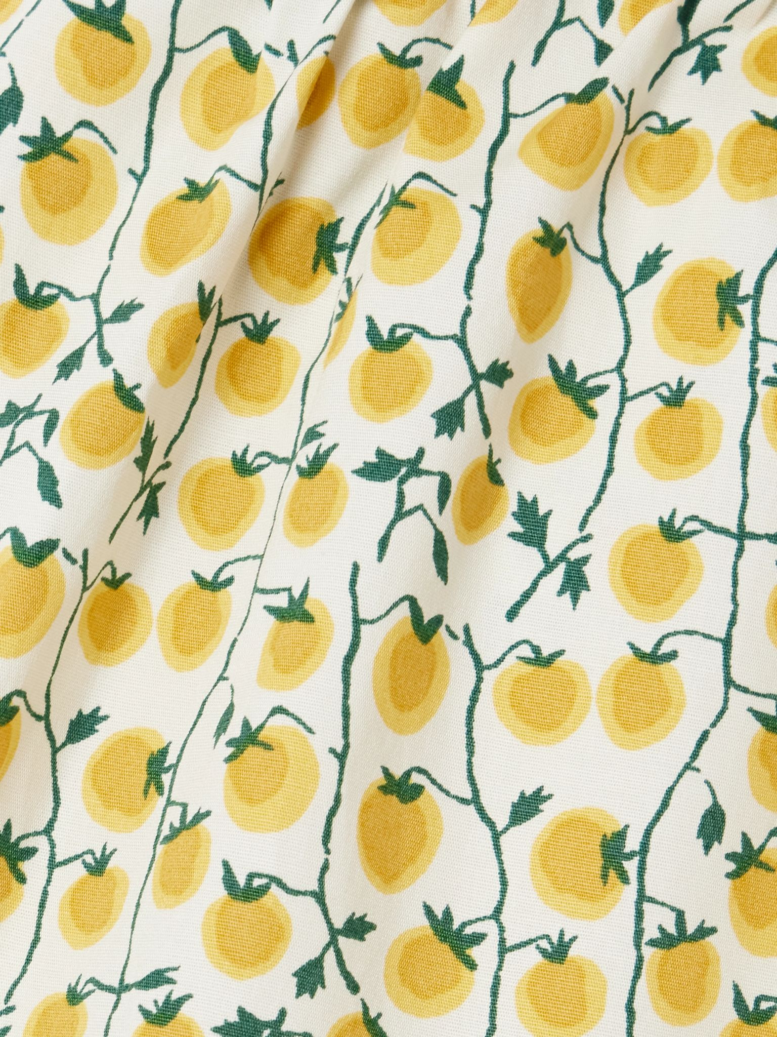 Paddle printed cotton-blend shorts Yellow - 4