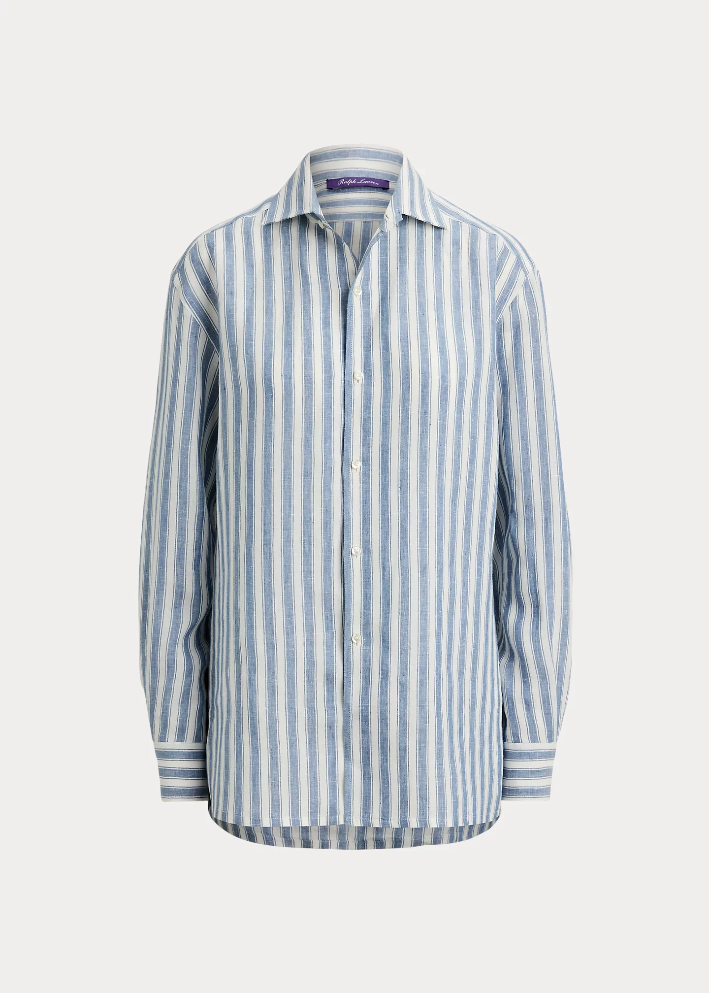 Capri Relaxed Fit Striped Linen Shirt - 1