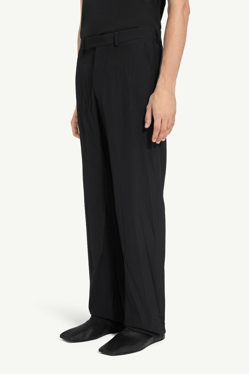Creased wool-blend trousers 4