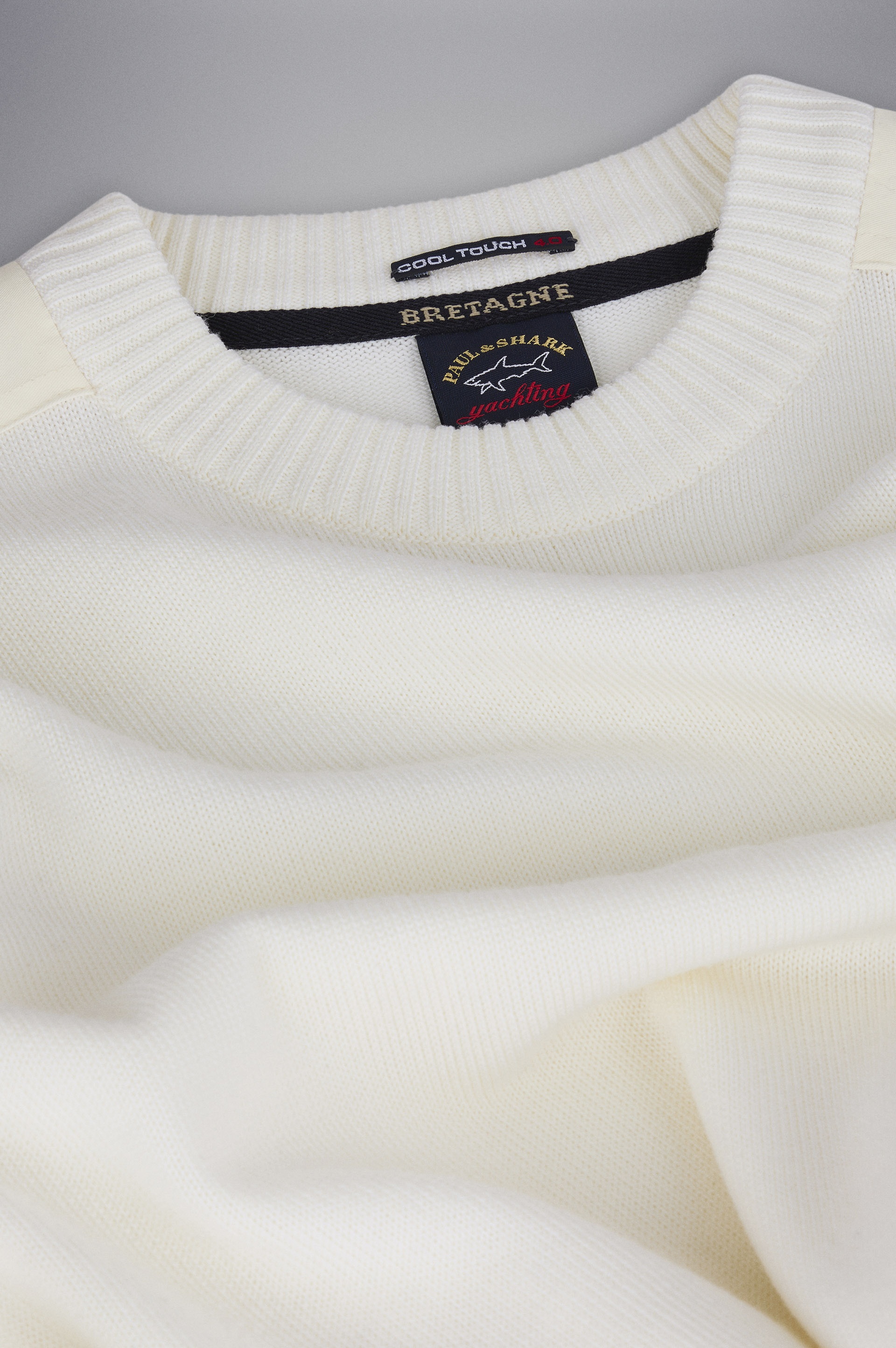 BRETAGNE WOOL CREW NECK WITH ICONIC BADGE - 5