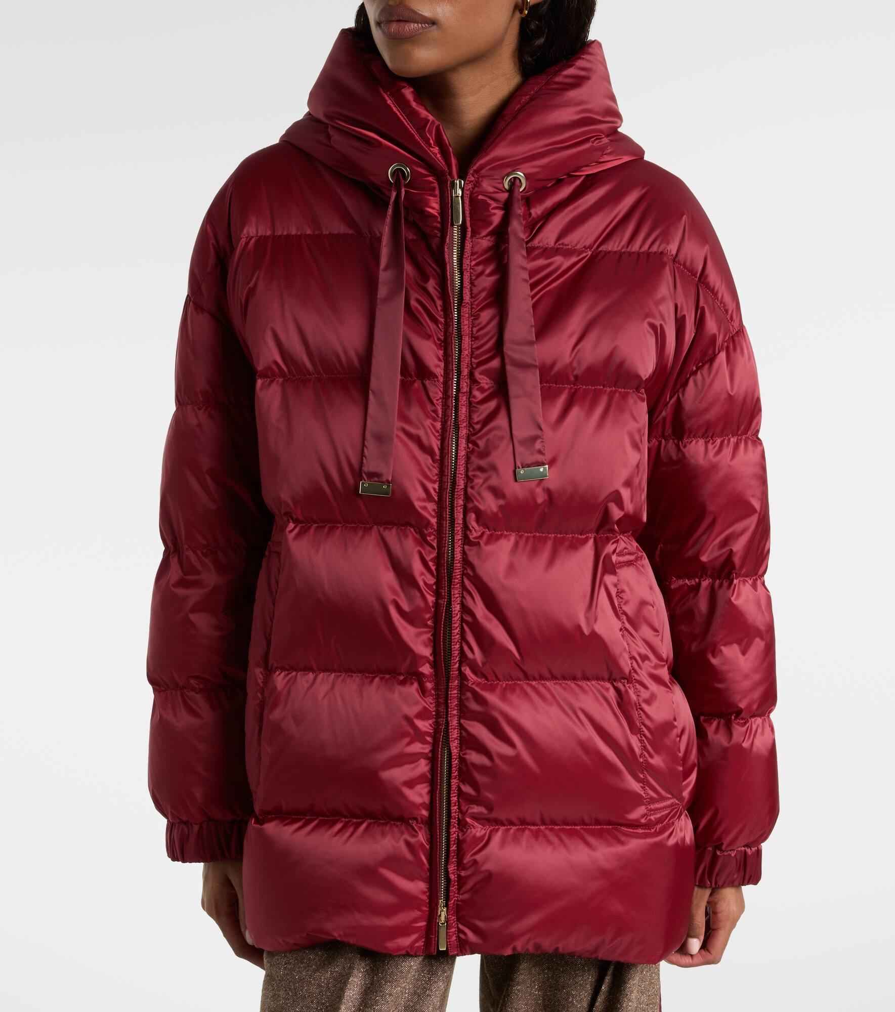Felice hooded taffeta down jacket - 5