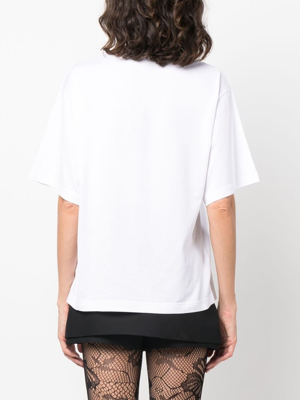 logo-print cotton T-shirt - 4