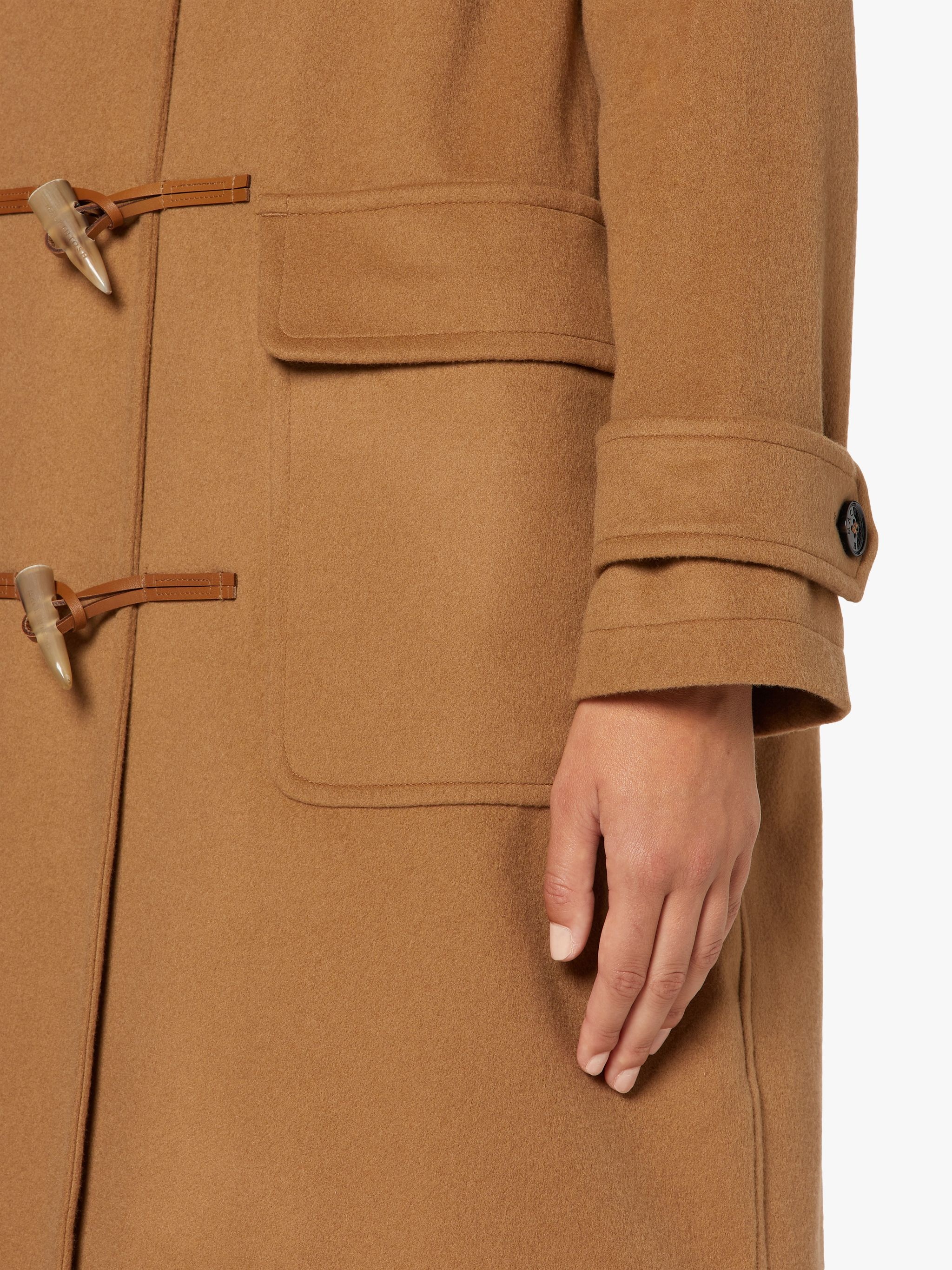 INVERALLAN BEIGE WOOL & CASHMERE DUFFLE COAT | LM-1090BS - 6
