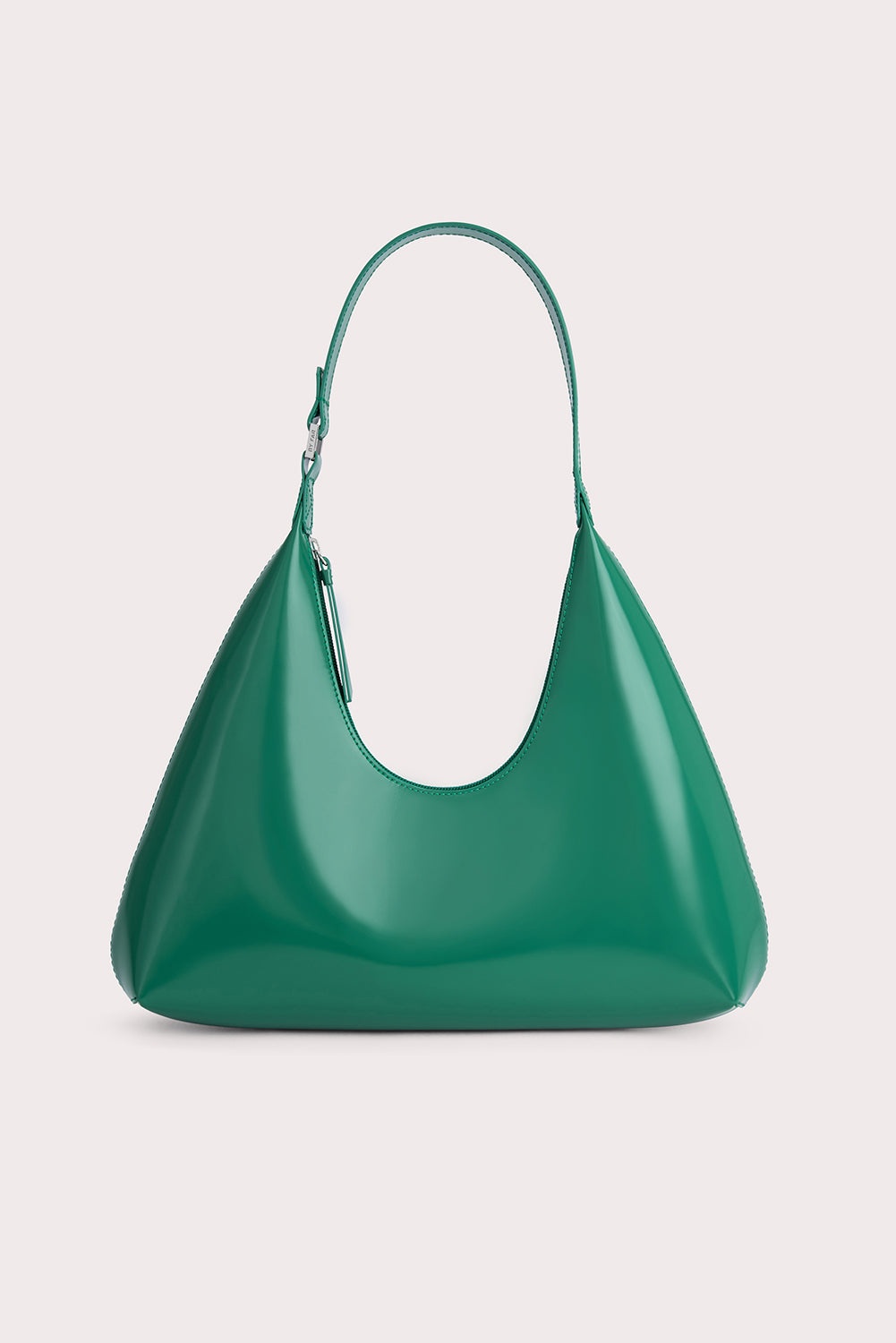 Amber Clover Green Semi Patent Leather - 1