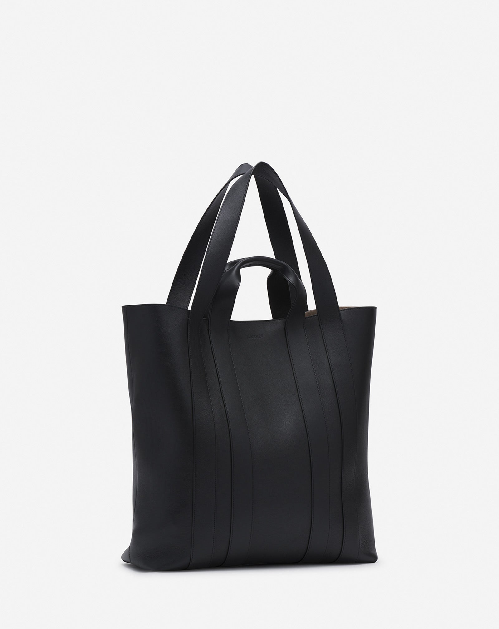 BALLADE NORTH SOUTH LEATHER TOTE - 3