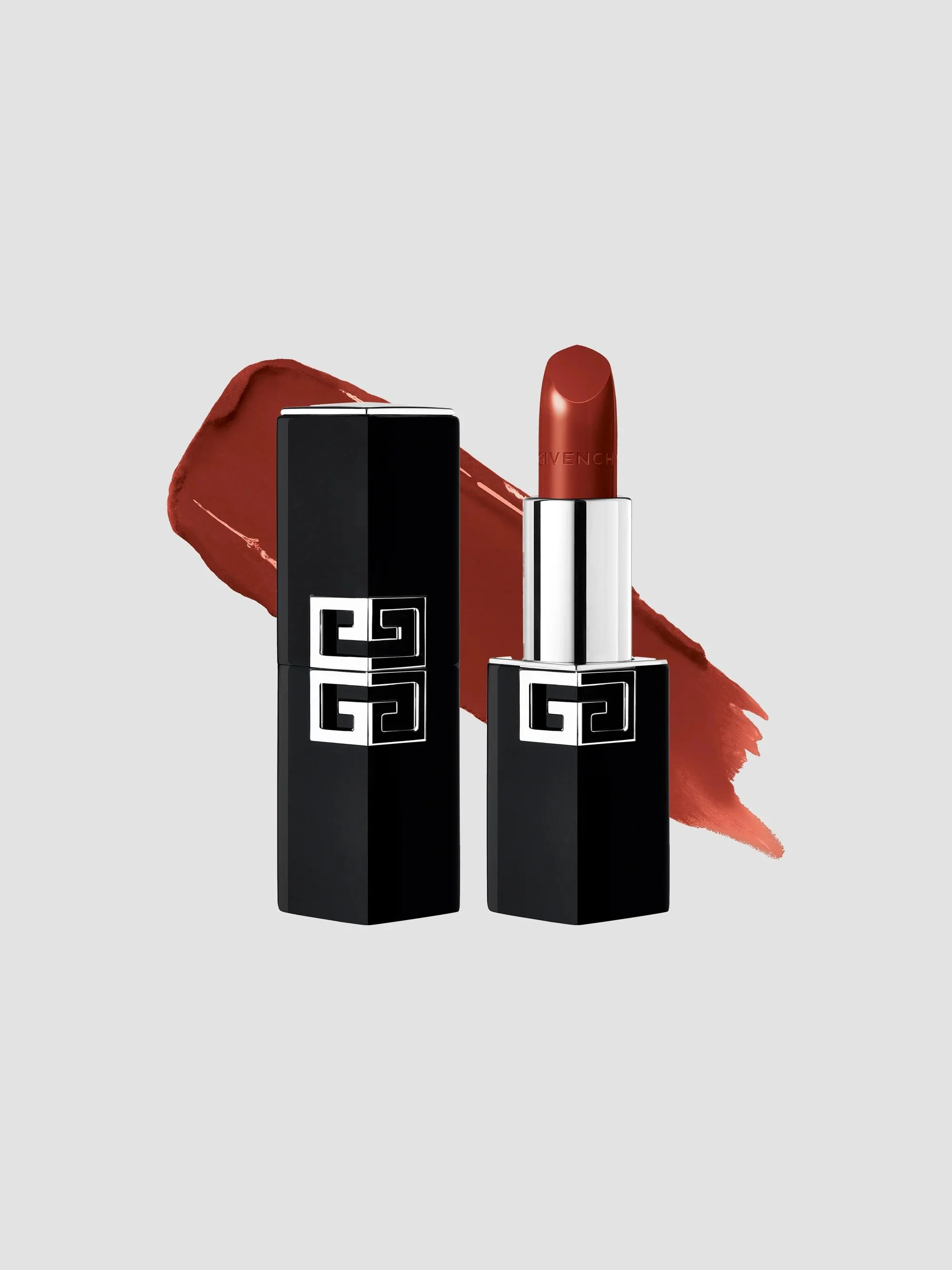 Le Rouge Satin Silk Hydrating Long Wear Lipstick - N19 Maroon Stitch - 1