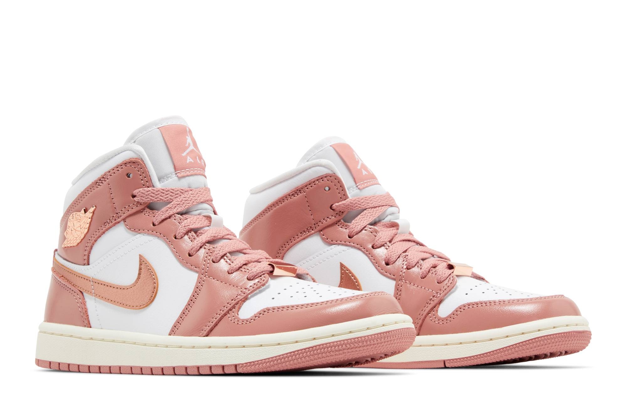 Wmns Air Jordan 1 Mid SE 'Red Stardust' - 8