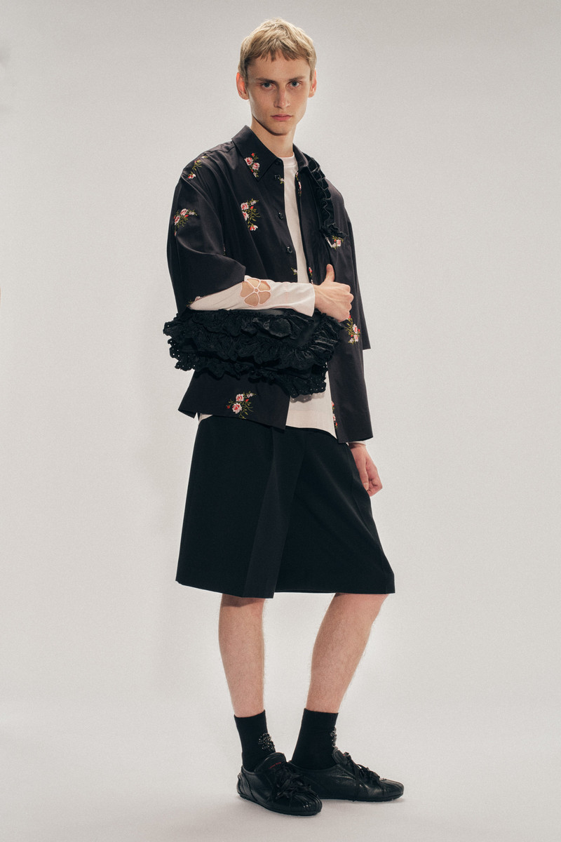 Simone Rocha Boxy Pen Pocket Shirt outlook