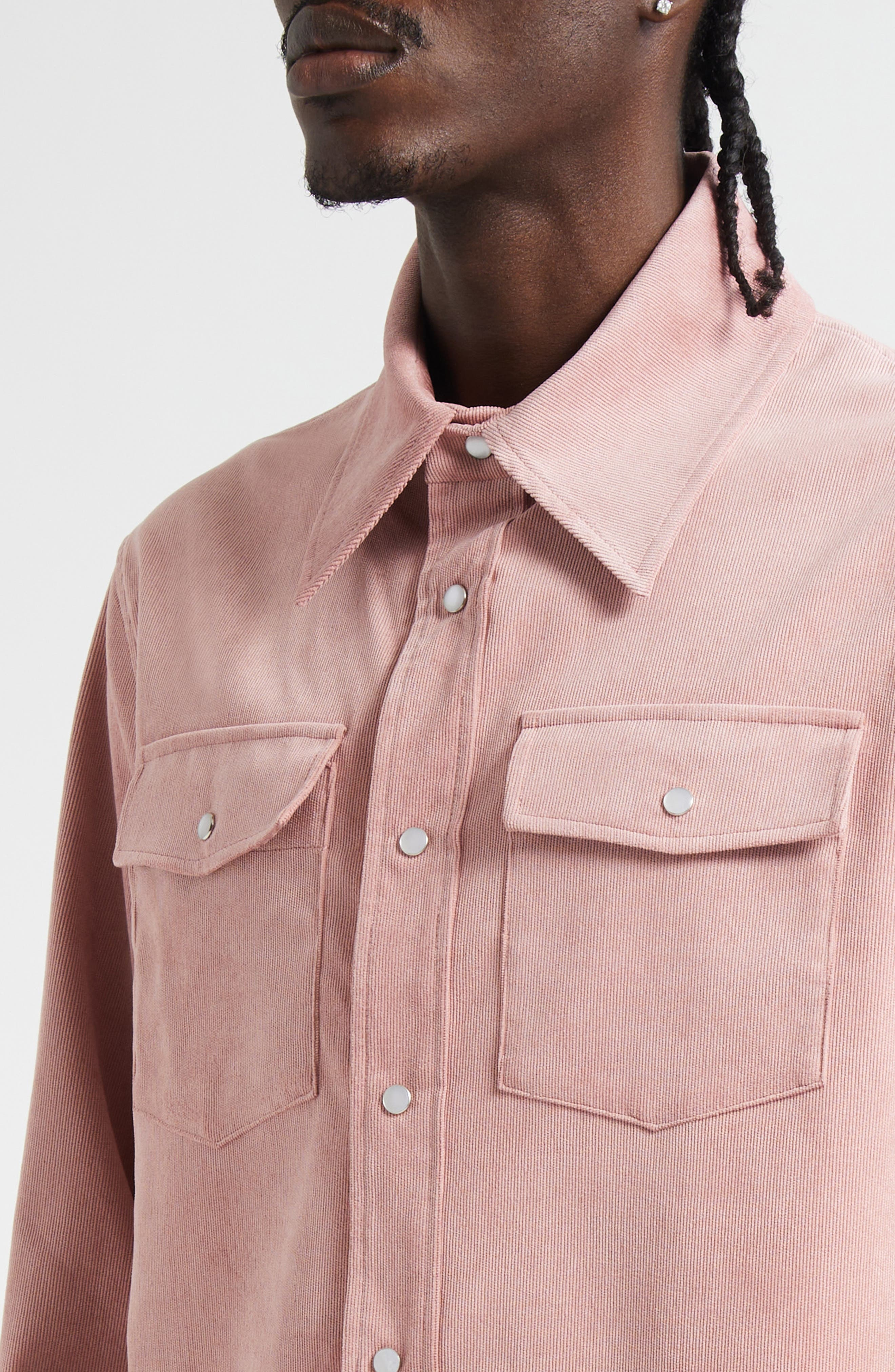 Séfr Maurice Overshirt in Machweo Cord at Nordstrom - 5