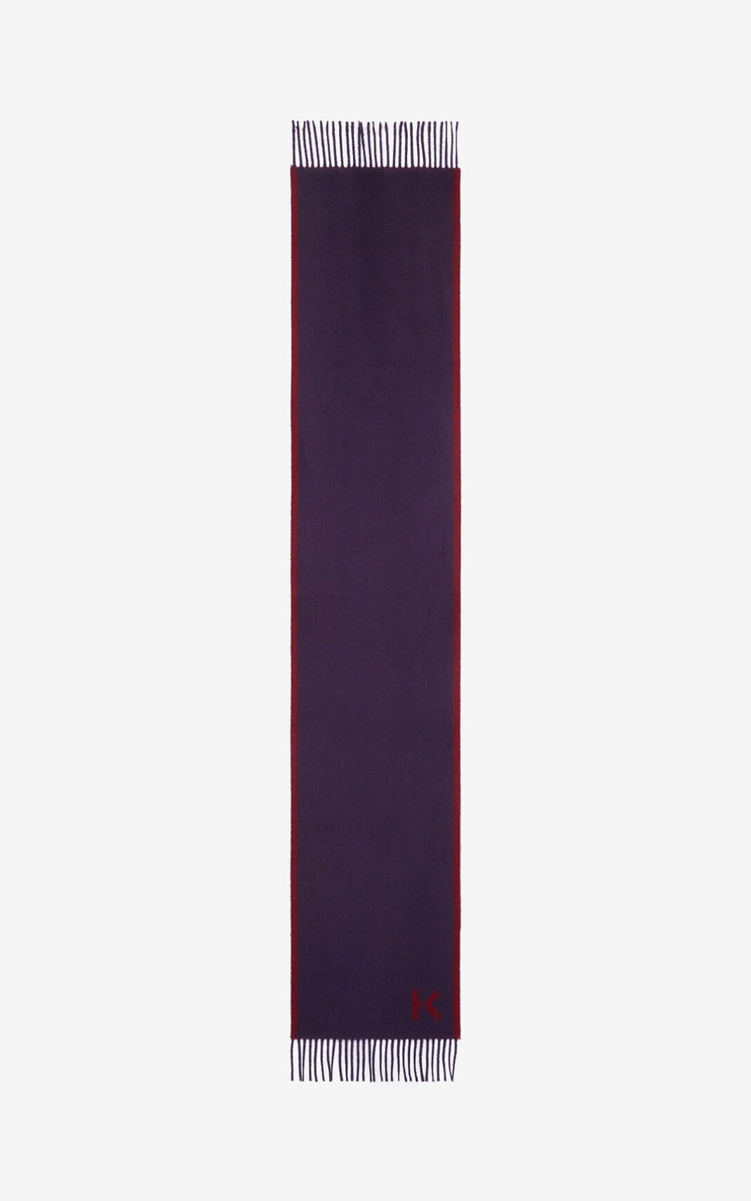 K Logo cashmere scarf 2