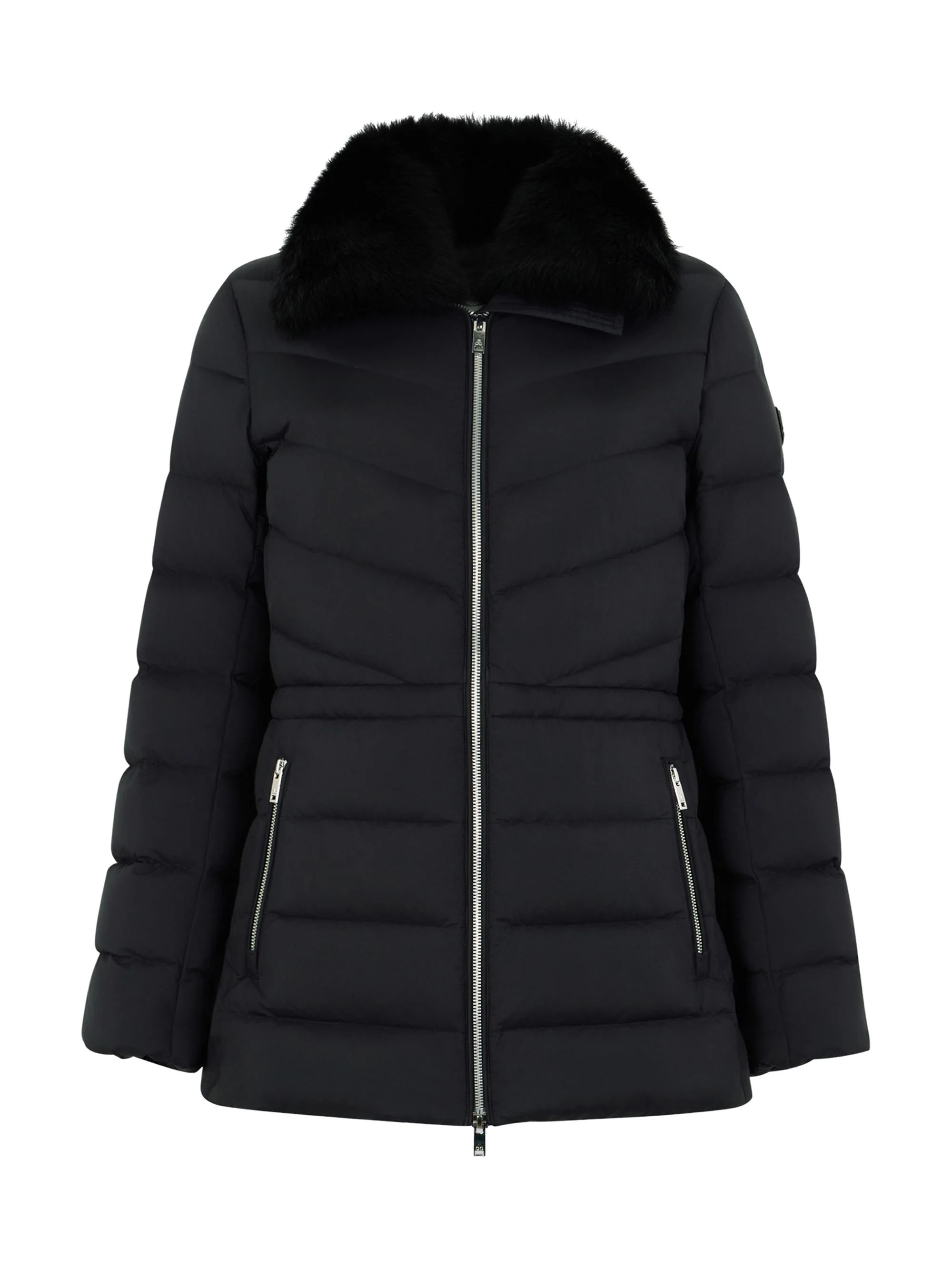 Women's Puffers Belle Cote Short Down Coat - Black - 1