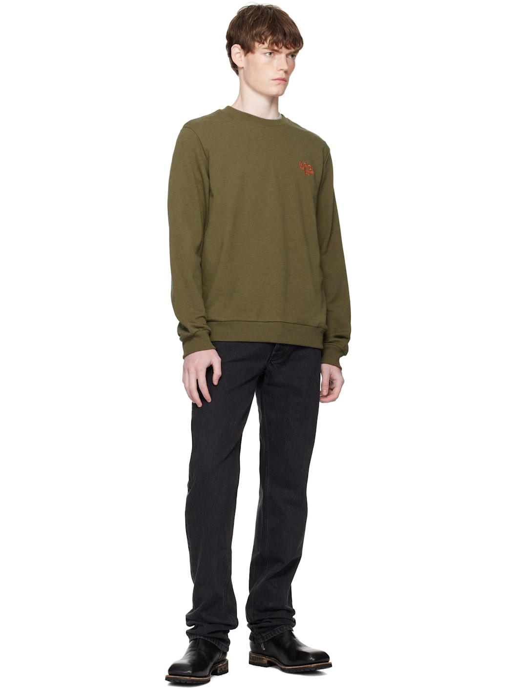 Khaki Standard Rue Madame Sweatshirt - 4
