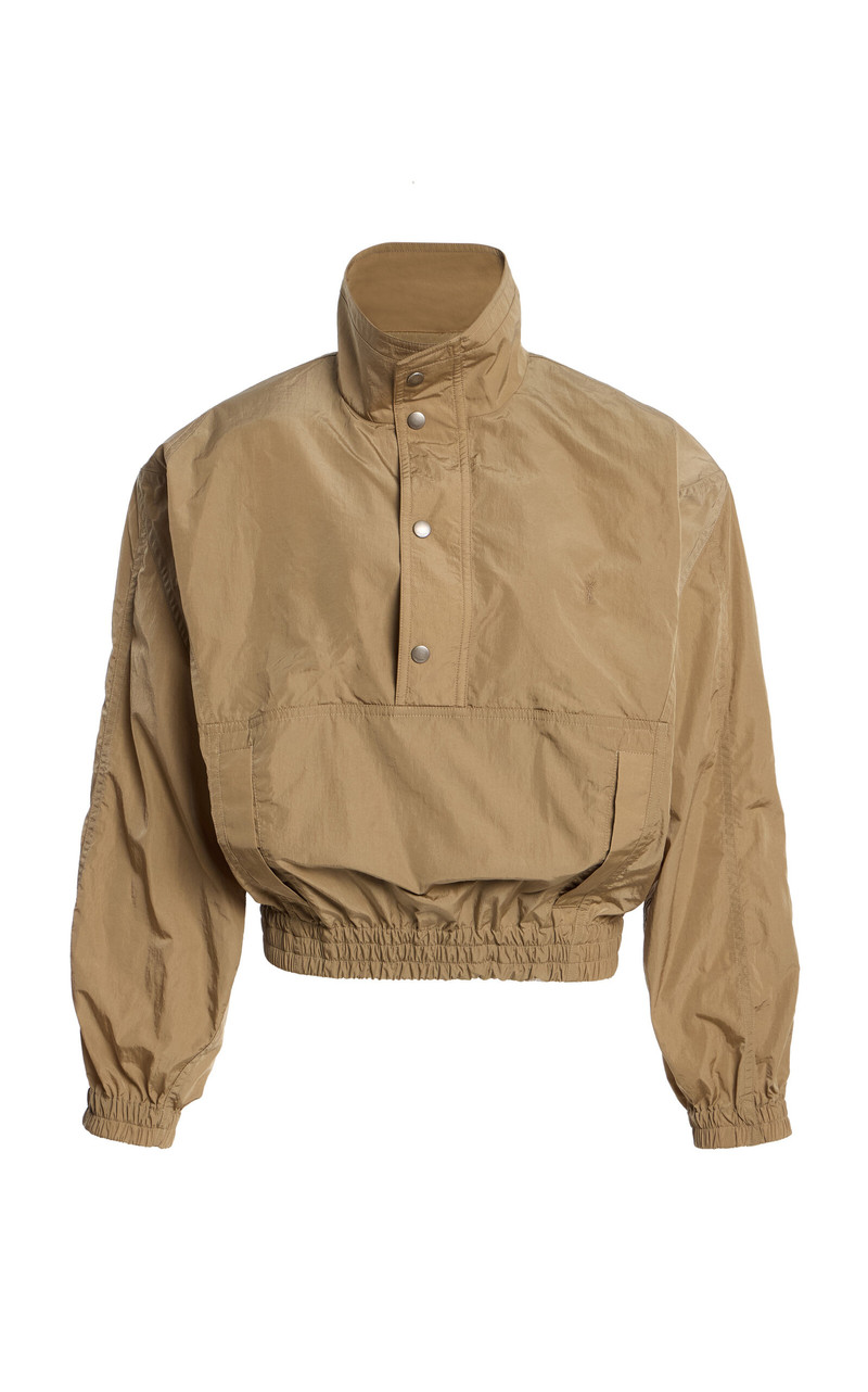 Crinkled Windbreaker brown 1