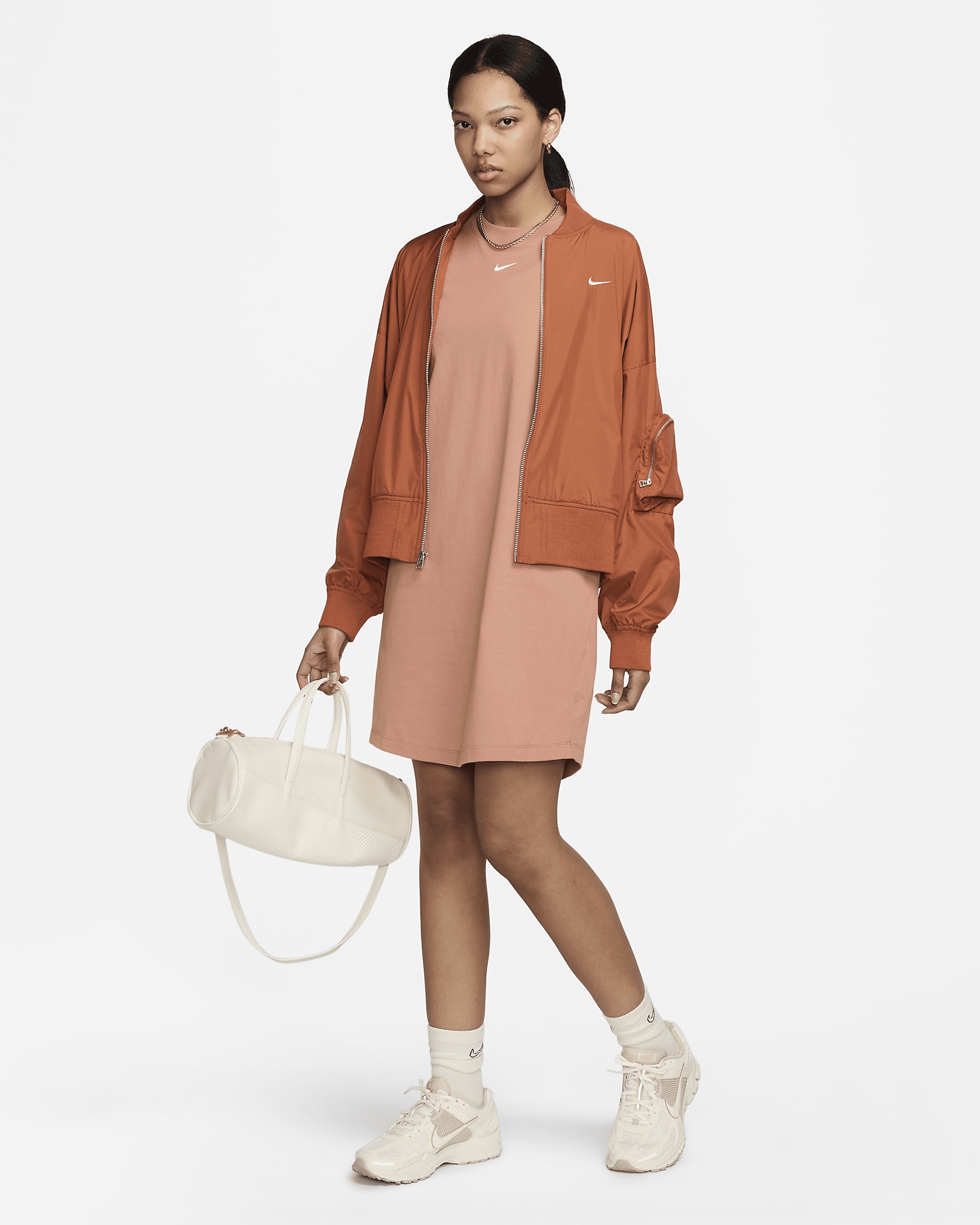 Women's Nike Sportswear Chill Knit Oversized T-Shirt Dress - 5