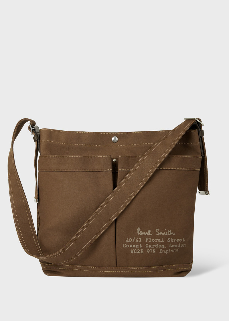 Organic-Cotton Blend Khaki Tote Bag 1