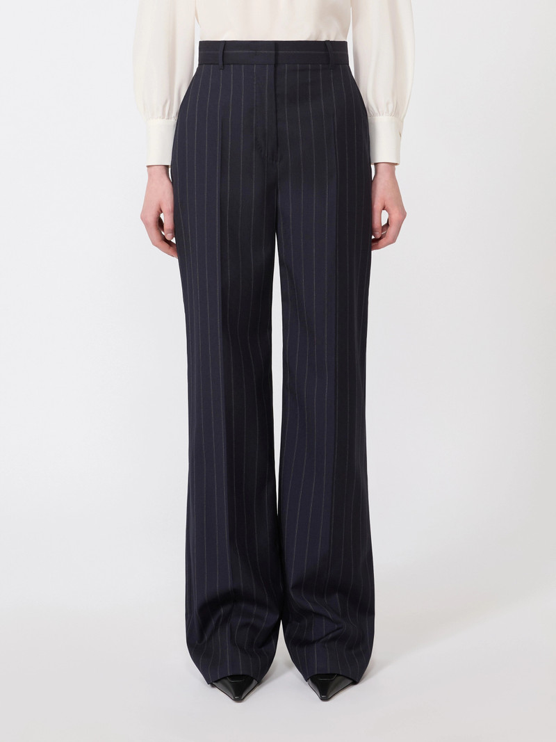 ENFASI Pinstripe wool trousers - NAVY 3