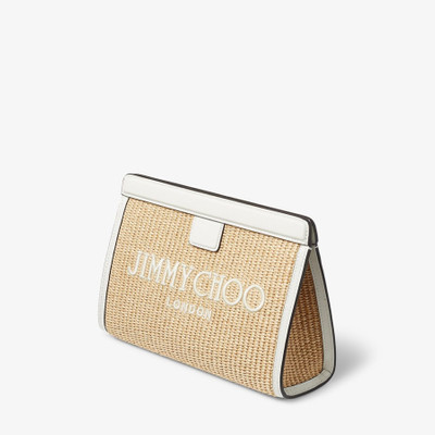 JIMMY CHOO Avenue Pouch
Natural/Latte Embroidered Raffia and Leather Pouch outlook