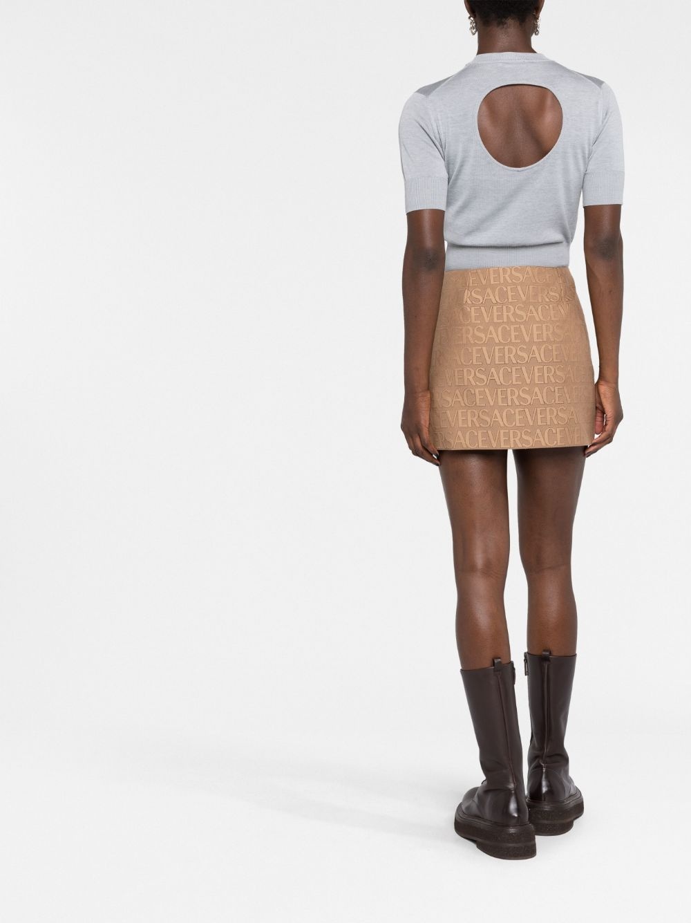 Versace Allover miniskirt - 6
