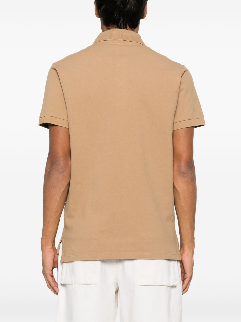 Pegaso-embroidered polo shirt - 3
